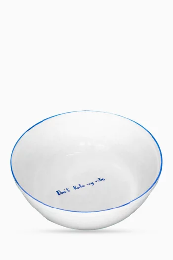وعاء سلطة مزين بعبارة Don't Kale My Vibe