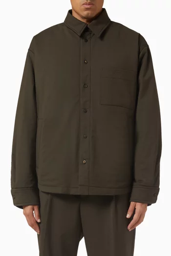 La Chemise Boulanger in Virgin Wool-blend