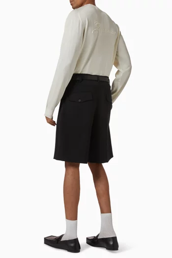 سترة بروديه مزيج صوف