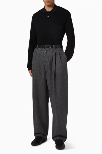 تي شيرت بولو تريكو مزيج قطن