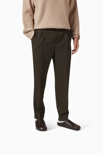 حذاء ديربي مفتوح من الخلف جلد حبيبي