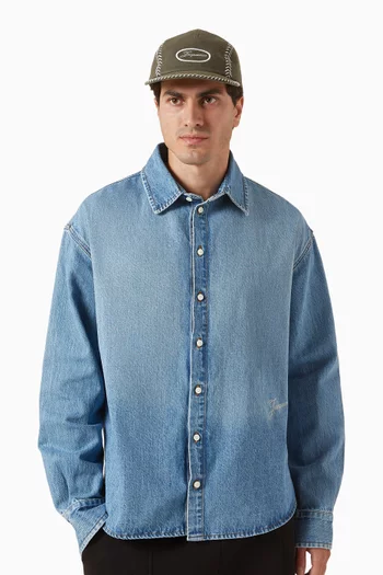 The Casco Baseball Cap in Cotton-canvas