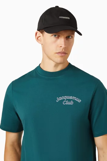 Logo-plaque Baseball Cap in Cotton-twill