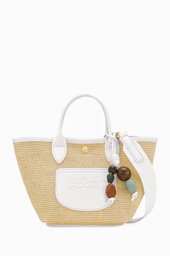 حقيبة بتصميم سلة مقاس XS قنب من مجموعة لو بلياج