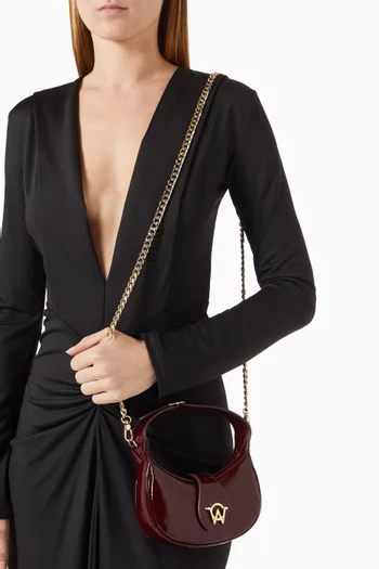 Mini Cupid Shoulder Bag in Patent Leather