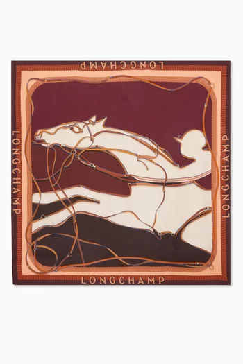 وشاح أتوت ألور حرير، 90 × 90 سم