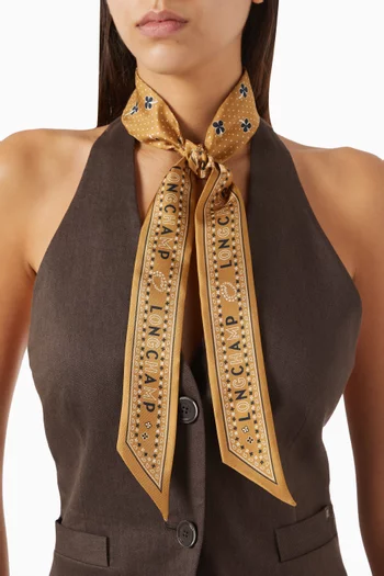 طوق رأس فرنش باندانا حرير