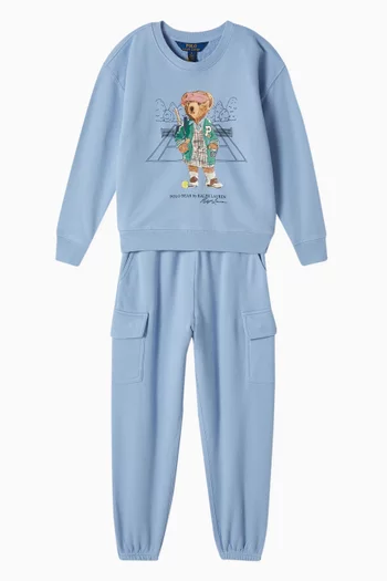 Bear Logo Sweatshirt in Cotton-blend