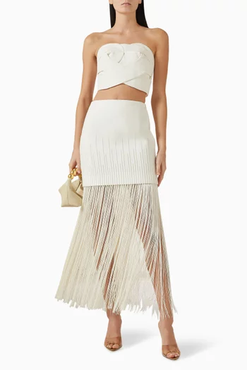 بلوزة أوندا قصيرة قطن