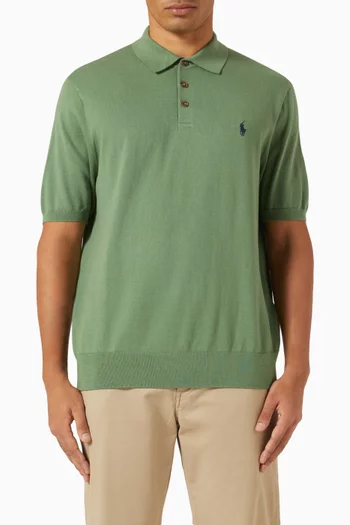 Embroidered Logo Polo Shirt