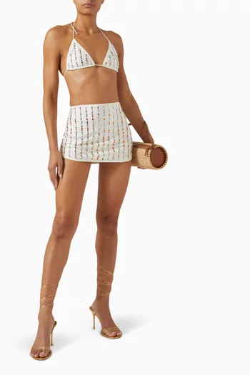 Soft Gem Mini Skirt