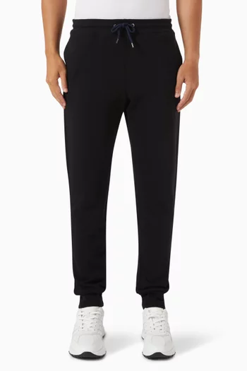 بنطال رياضي بقصة ضيقة وشعار زيبرا قطن عضوي