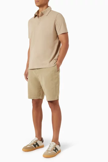 تي شيرت بولو بقصة عادية قطن عضوي بيكيه