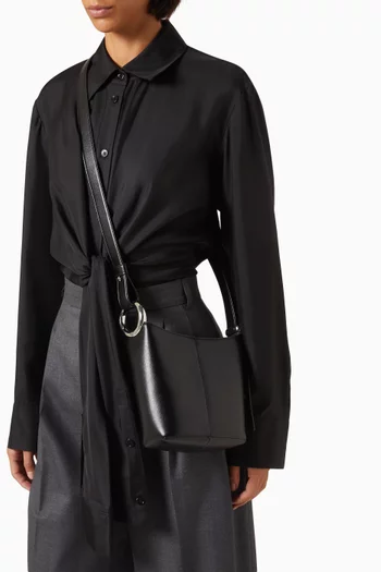 حقيبة باكيت هيلو ميني جلد لامع