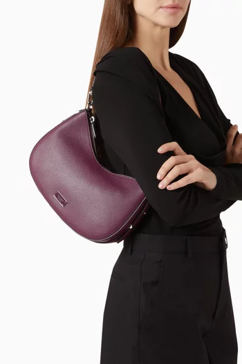 Small Liv Hobo Shoulder Bag in Leather