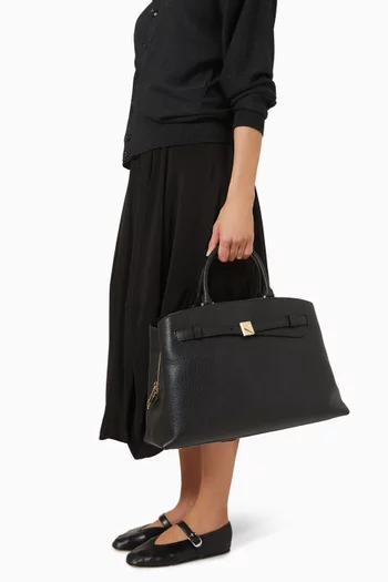 Deco Work Tote Bag in Leather