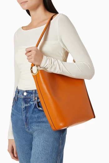 حقيبة باكيت هالو جلد