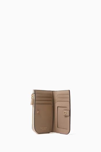 Small Devin Bifold Wallet in Leather