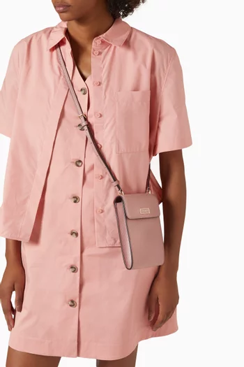 Serena Crossbody Bag in Pebbled Leather