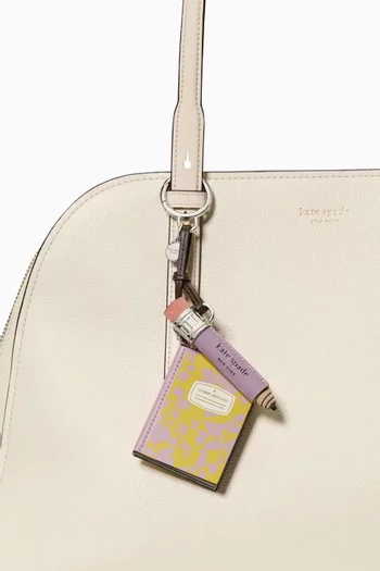 Charmed Notebook Key Ring in Leather