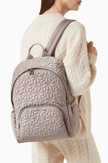 Tilly Backpack in Quilted Nylon