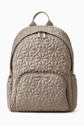 Tilly Backpack in Quilted Nylon