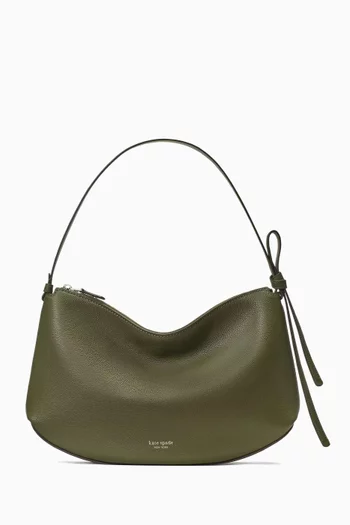 Loop Large Shoulder Bag in Pebbled Leather
