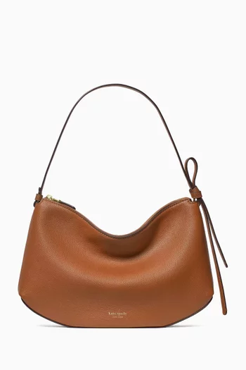 Loop Large Shoulder Bag in Pebbled Leather