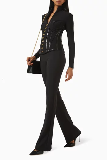 بنطال بنمط مشد وقصة ضيقة