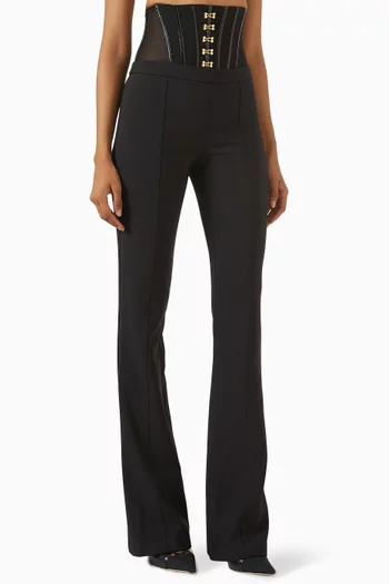 بنطال بنمط مشد وقصة ضيقة