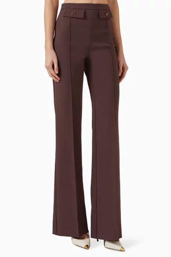 بنطال بقصة واسعة كريب