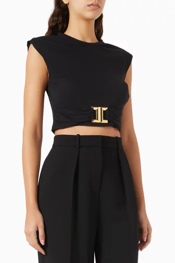Jewel Logo T-shirt in Cotton-jersey