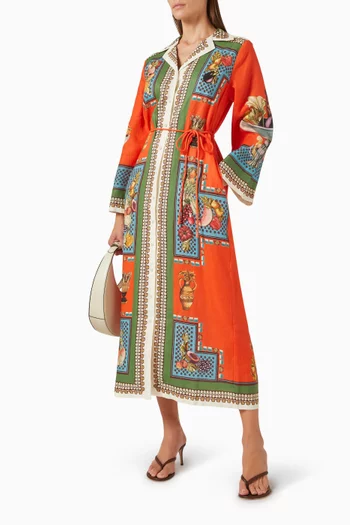 Rocco Shirt Dress in Linen