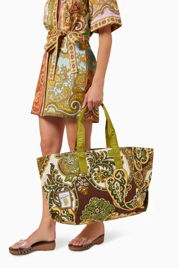 Connie Beach Tote Bag in Canvas