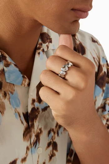 Icon Love Me Not Ring in Sterling Silver