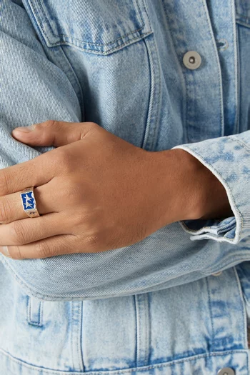 Ignorant Icon Ring in Sterling Silver