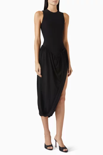 Marsalina Draped Dress