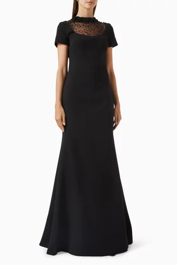 Mela Gown in Crepe