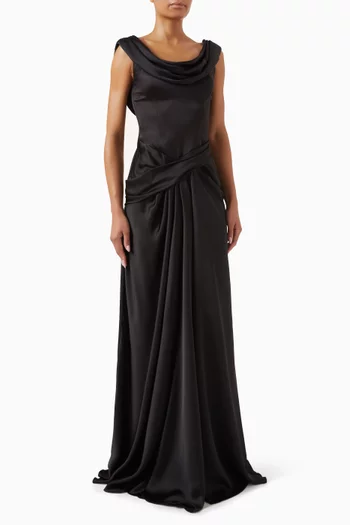 Enid Gown in Satin