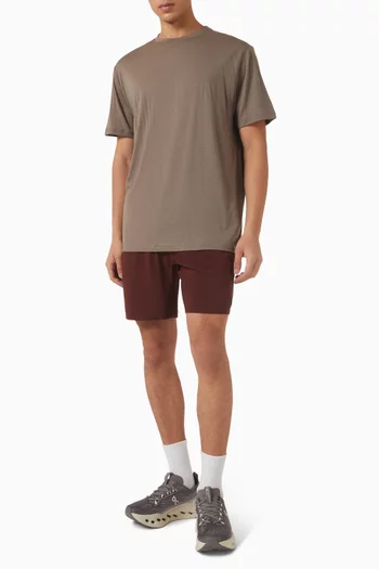 Crewneck T-shirt in Merino-wool