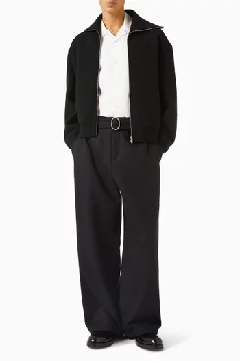 Button-up Shirt in Cotton Poplin