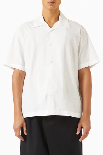 Button-up Shirt in Cotton Poplin