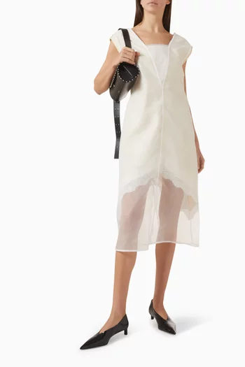 V-neck Dress in Organza