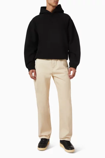 Hooded Sweatshirt in Stretch Cotton