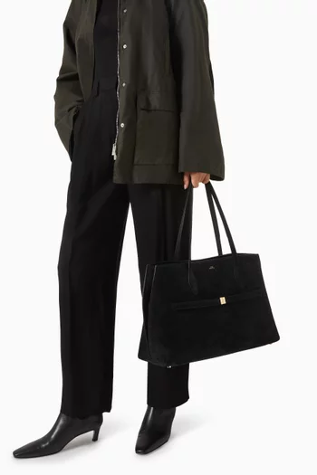 Lounge Tote Bag in Suede