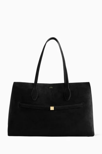 Lounge Tote Bag in Suede