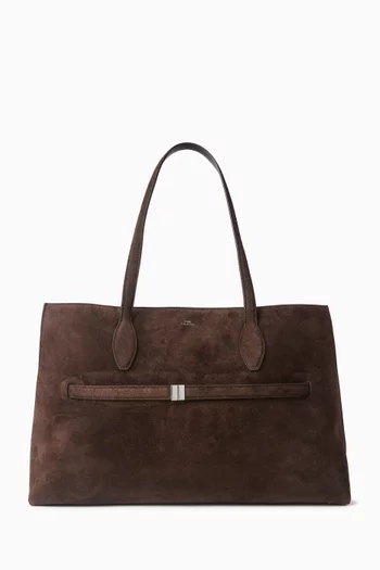 Lounge Tote Bag in Suede