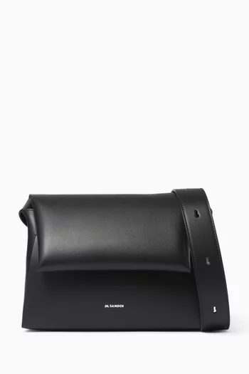 Small Envelope Messenger Bag in Leather