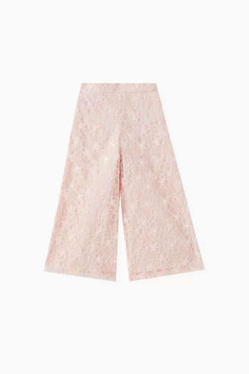 Floral Sequence Pants