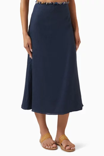 Shay Beaded Midi Skirt